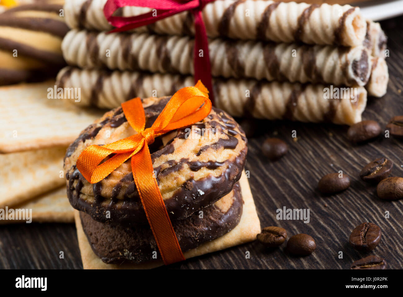 Sweets for coffee break Stock Photo - Alamy