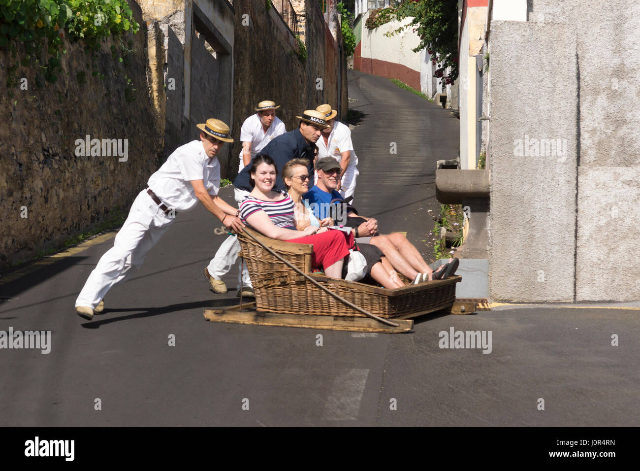 Monte toboggan madeira sledges hires stock photography and images Alamy