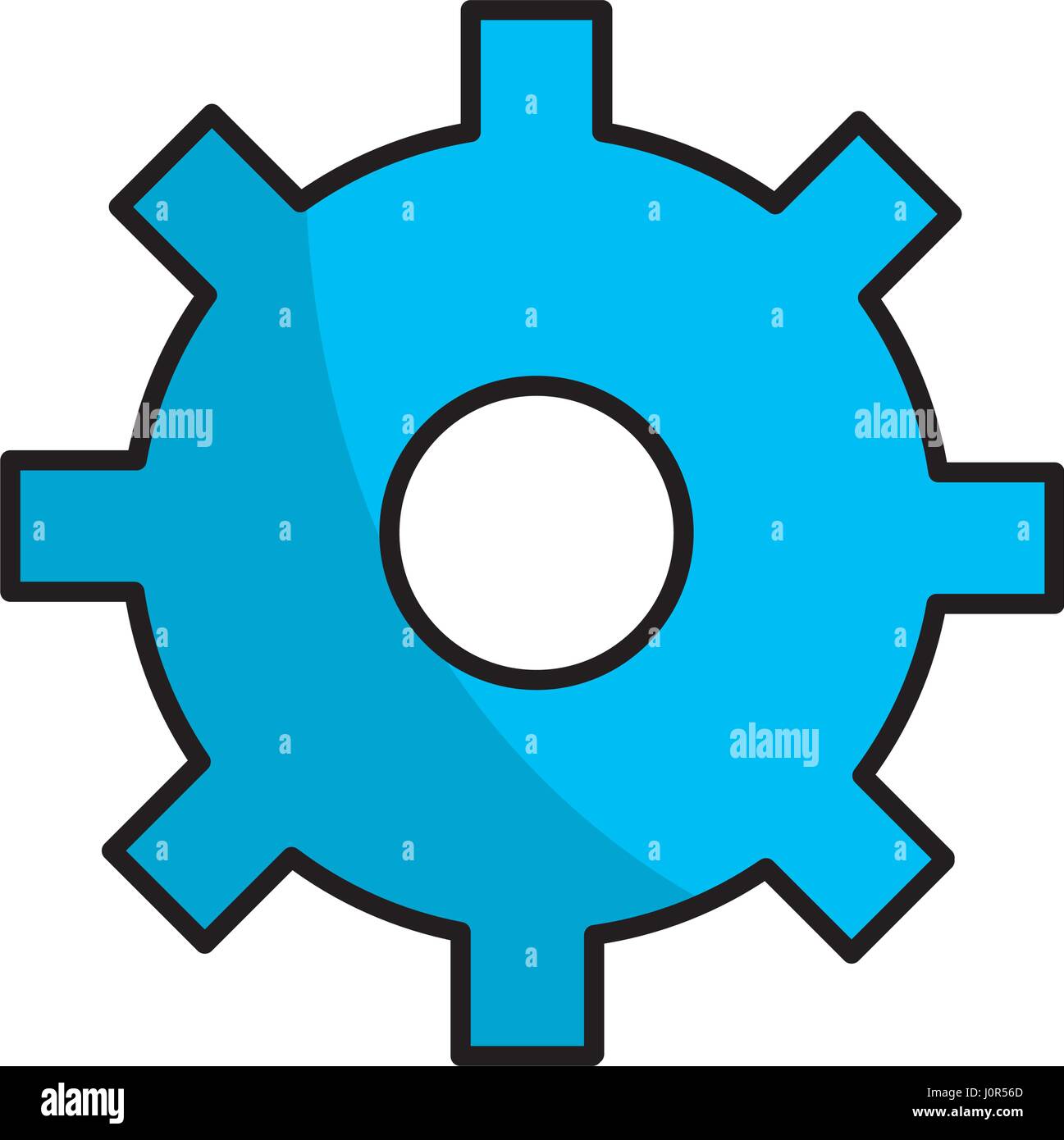 line gear symbol process industry Stock Vector Image & Art - Alamy