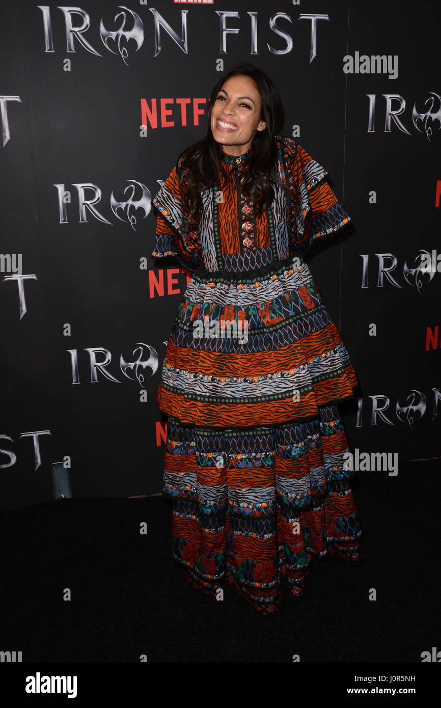 Marvel's 'Iron Fist' New York Screening at AMC Empire 25 Times Square Red Carpet Arrivals