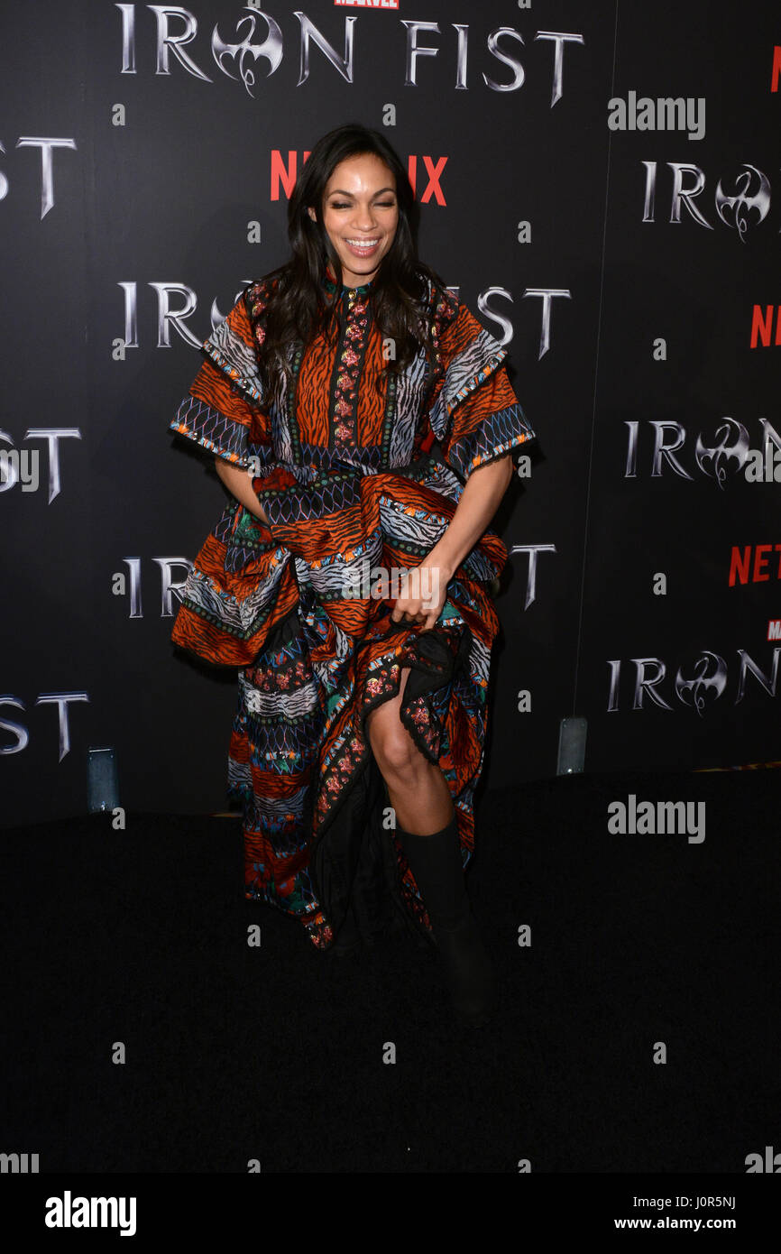 Marvel's 'Iron Fist' New York Screening at AMC Empire 25 Times Square Red Carpet Arrivals