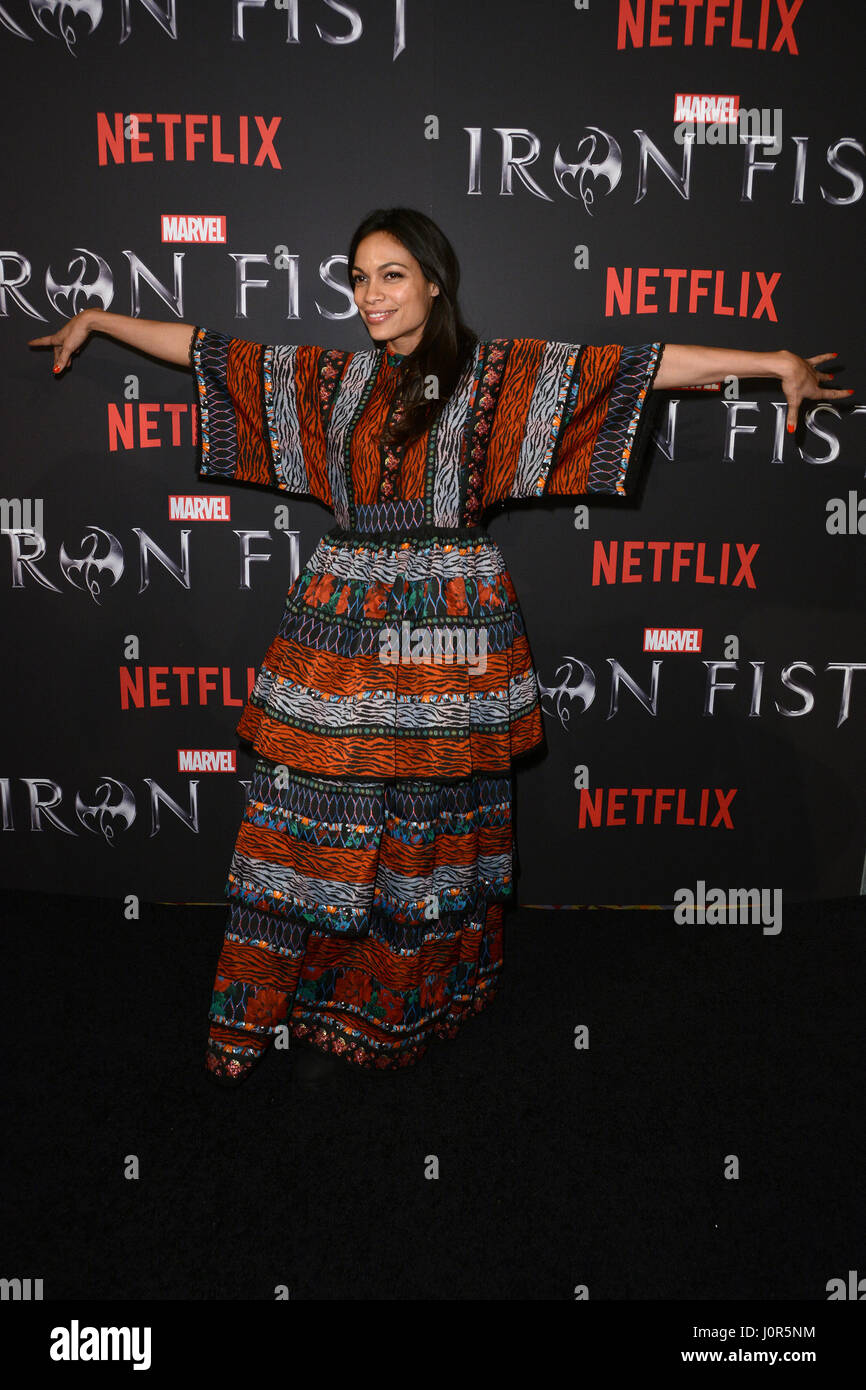 Marvel's 'Iron Fist' New York Screening at AMC Empire 25 Times Square Red Carpet Arrivals