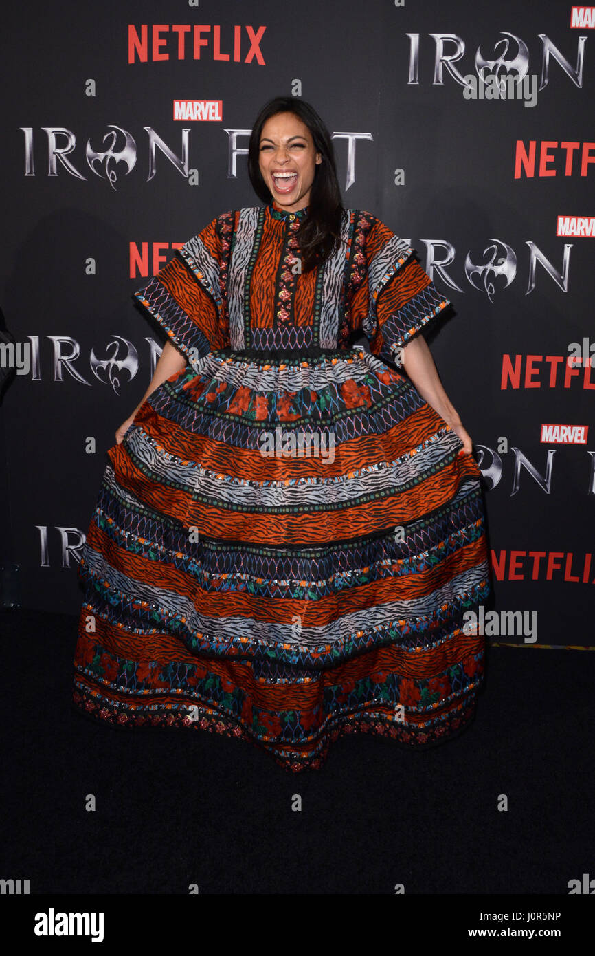 Marvel's 'Iron Fist' New York Screening at AMC Empire 25 Times Square Red Carpet Arrivals