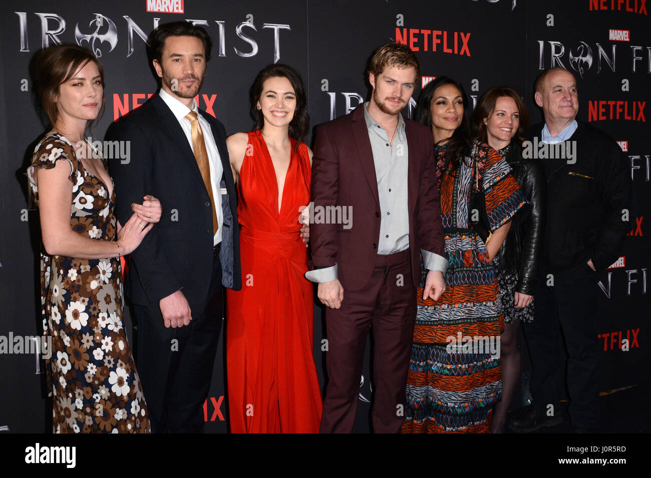 Marvel's 'Iron Fist' New York Screening at AMC Empire 25 Times Square - Red  Carpet Arrivals Featuring: Jessica Stroup, Tom Pelphrey, Jessica Henwick,  Finn Jones, Rosario Dawson Where: New York, New York