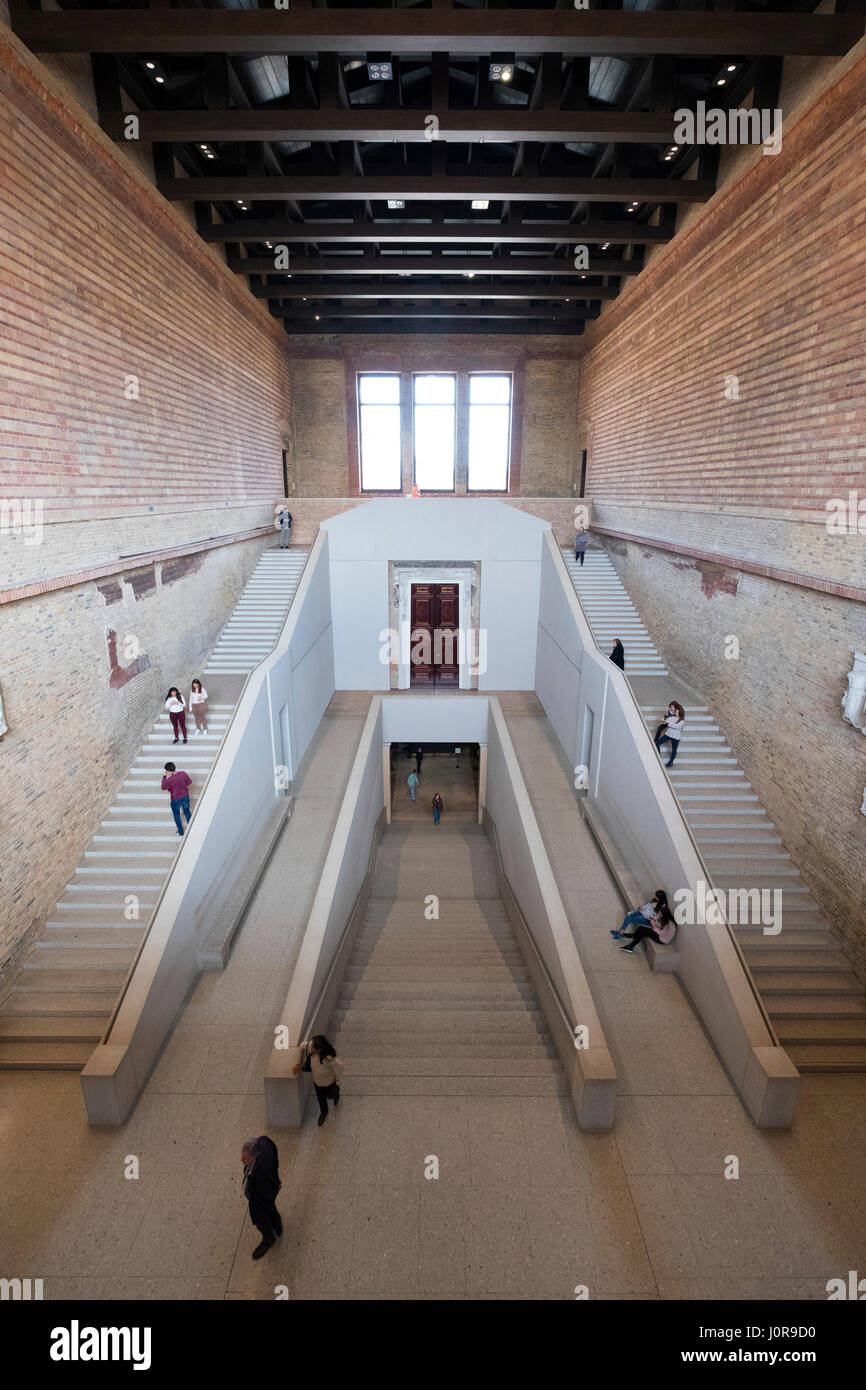 Interior of Neues Museum  on Museum Island , Museumsinsel, Berlin, Germany Stock Photo