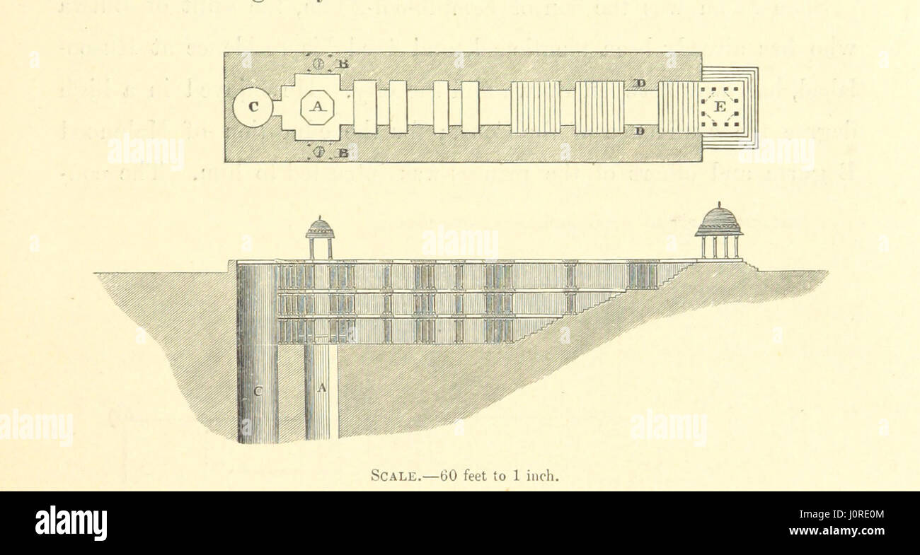 Architecture at Ahmedabad, the Capital of Goozerat, photographed by Colonel Biggs, ... With an historical and descriptive sketch, by T. C. H., ... and architectural notes by J. Fergusson, etc Stock Photo