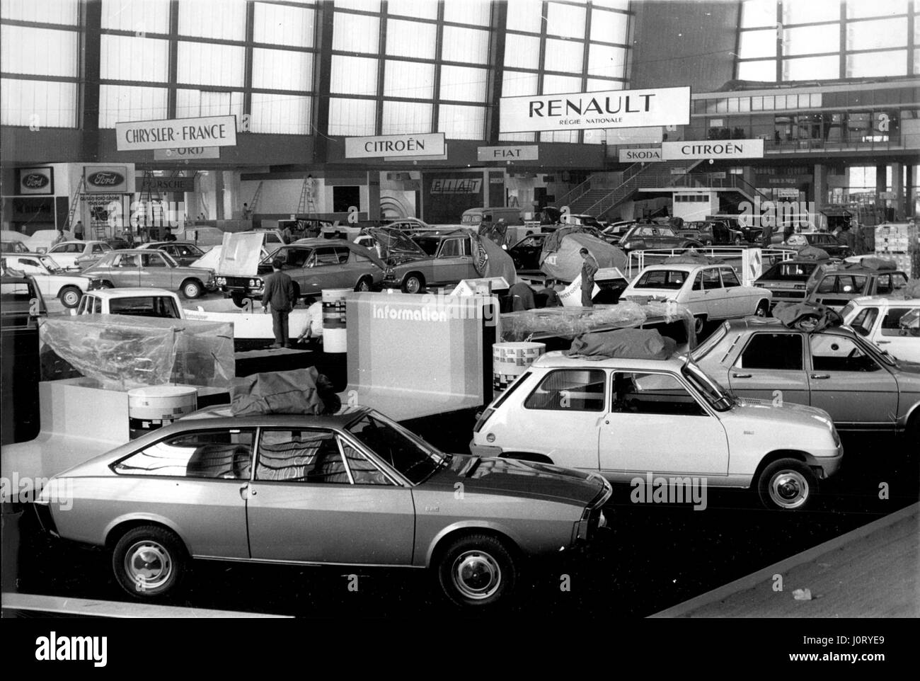 Oct. 03, 1972 The First Cars Already Displayed at the Paris Auto Show