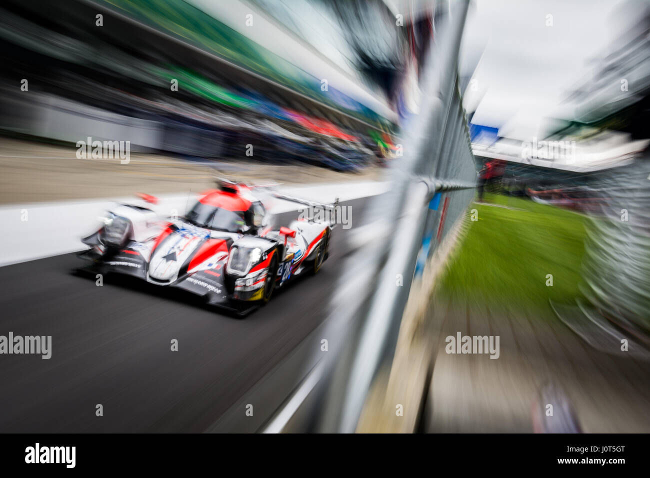 Towcester, Northamptonshire, UK. 16th Apr, 2017. FIA WEC racing team TDS Racing the 6 Hours of Silverstone of the FIA World Endurance Championship Autograph session at Silverstone Circuit Credit: Gergo Toth/Alamy Live News Stock Photo