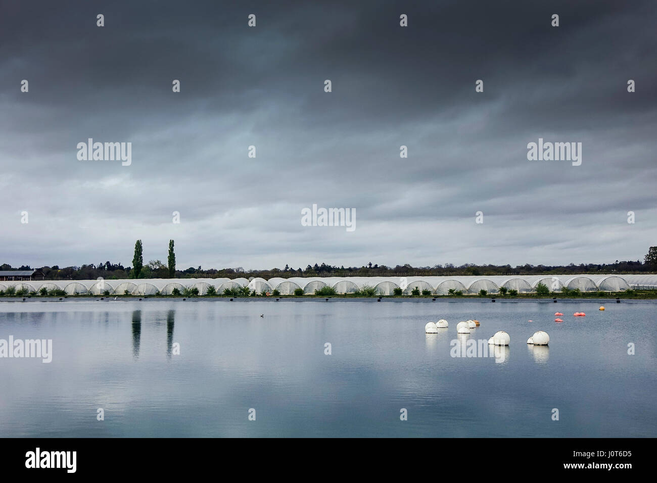 Tuesley Farm, Godalming. 16th April 2107. UK Weather. Cloudy conditions
