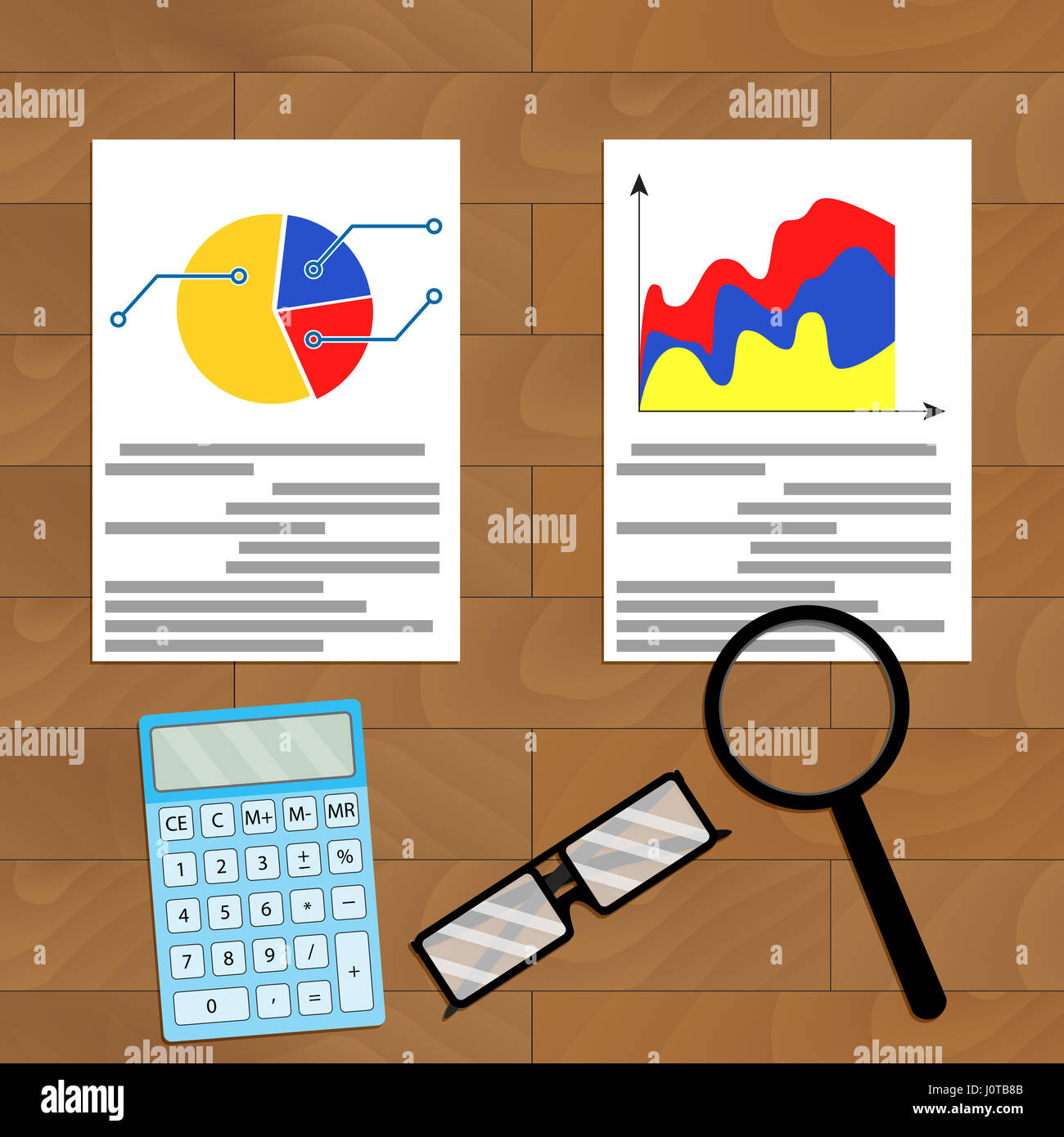 Comparing Stats Comparing statistics. Vector infographic analytics, accounting economy ...