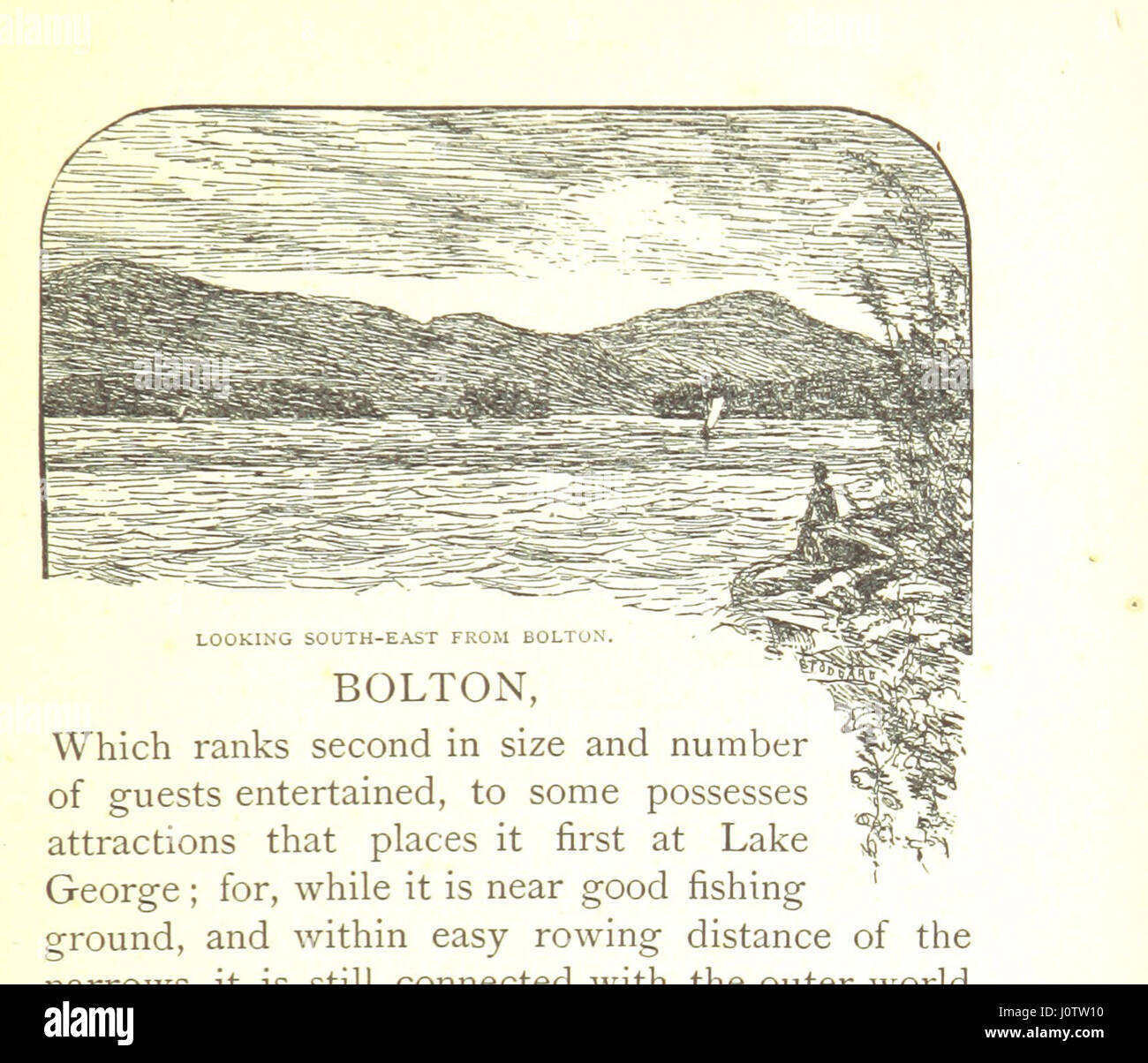 An illustration from 'Lake George; a book of to-day,' highlighting the ...