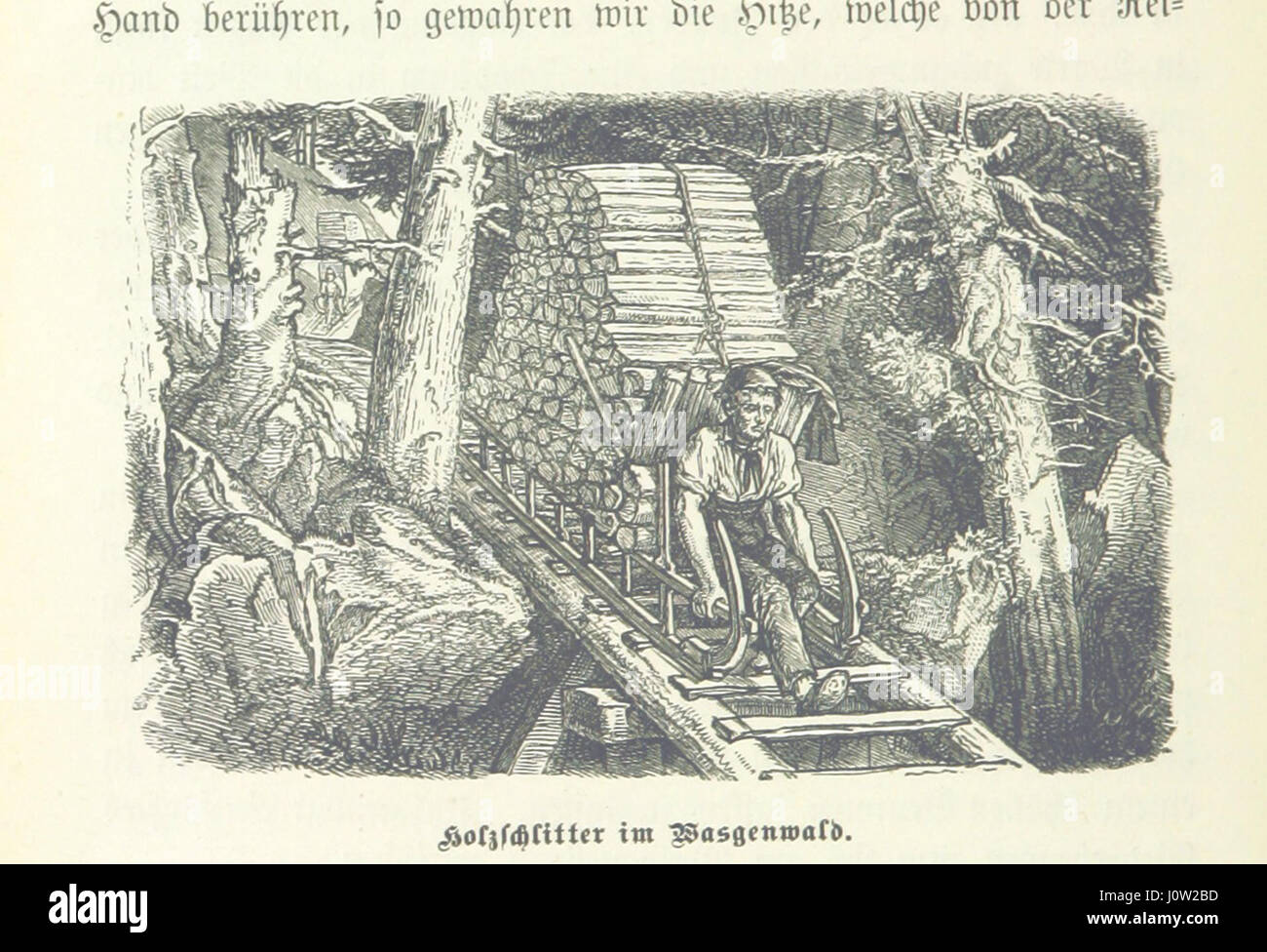 This image, taken from a book on Alsace-Lorraine, showcases natural ...