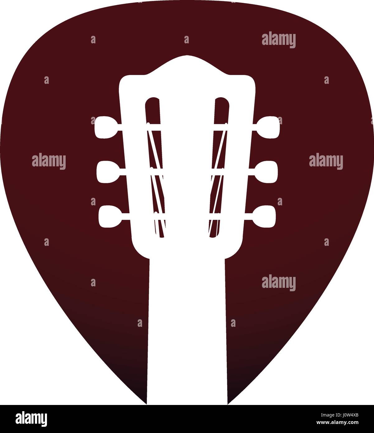 Acoustic guitar music instrument Stock Vector Image & Art - Alamy