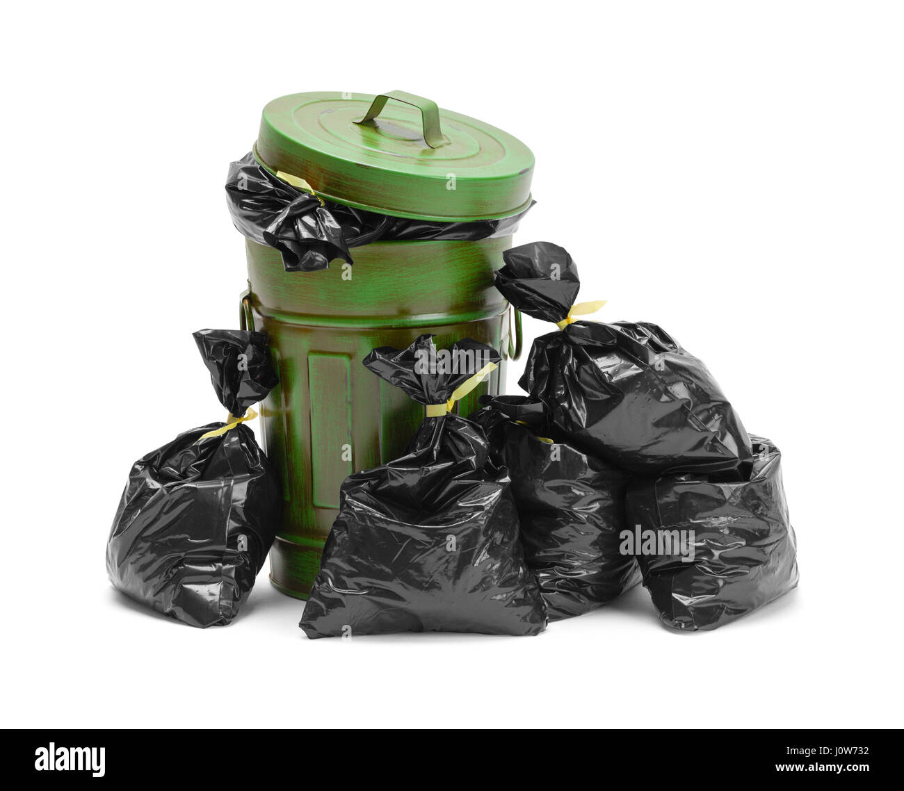 Bin Bag Garbage Bin Trash Garbage Rubbish Plastic Bags Pile Stock Photo by  ©cgdeaw 215231394