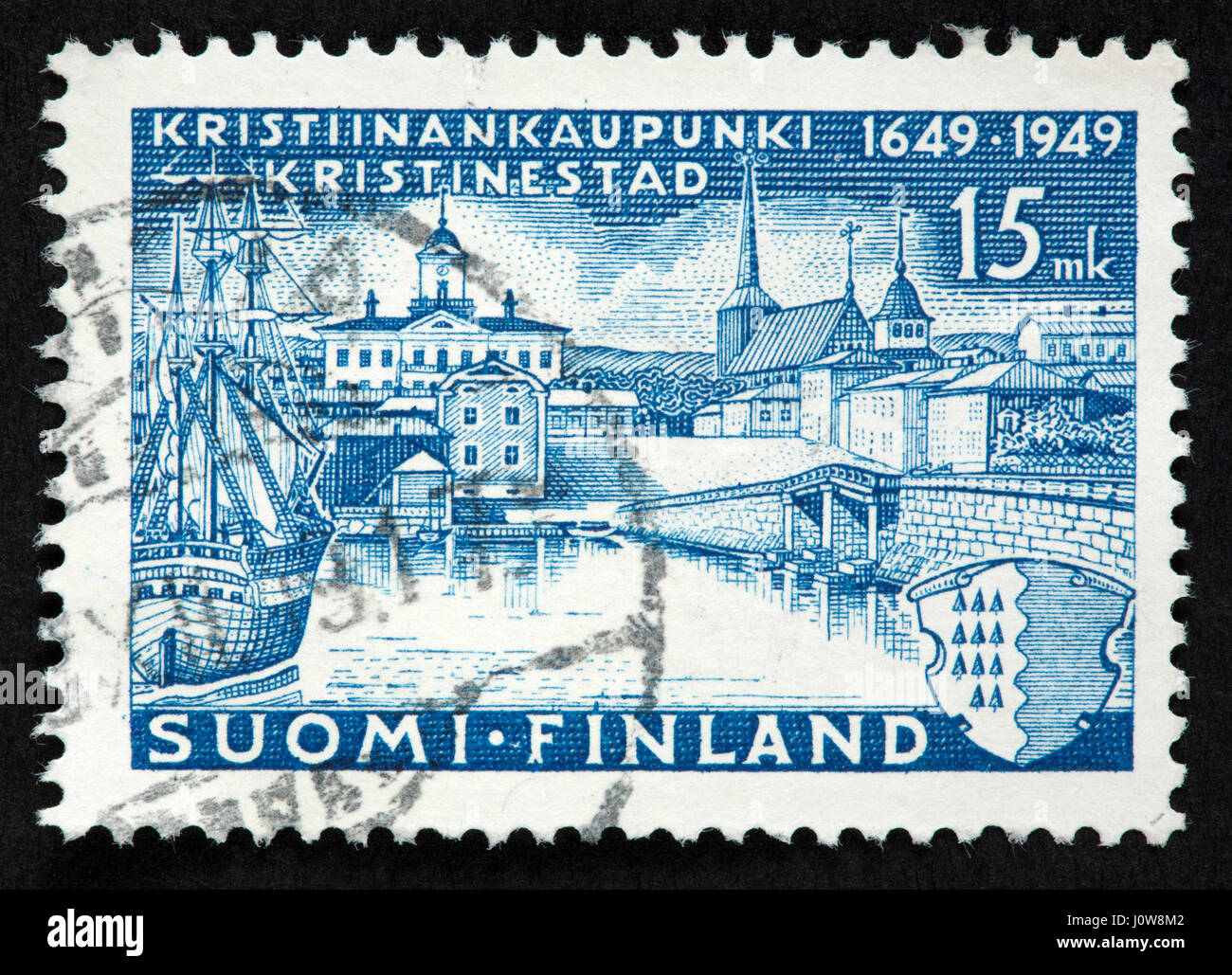 Finnish postage stamp Stock Photo - Alamy
