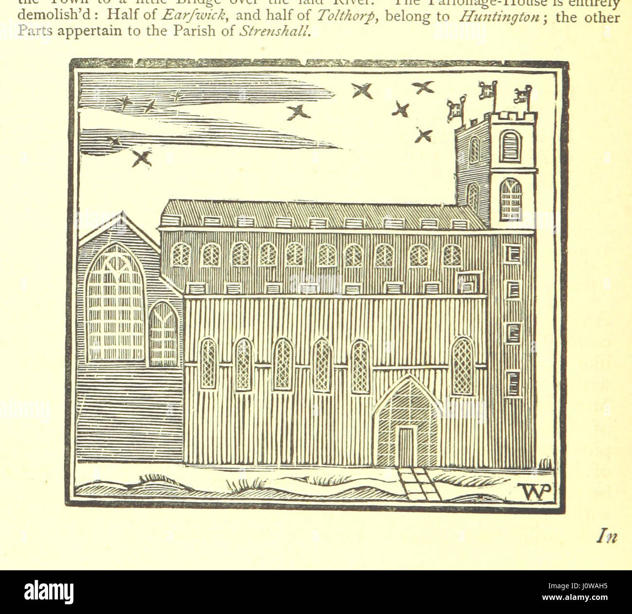 [Annales regioduni Hullini. The history of the ... town of Kingston-upon-Hull ... Together with several letters containing some accounts of the antiquities of Bridlington, Scarborough, Whitby, etc.] Stock Photo