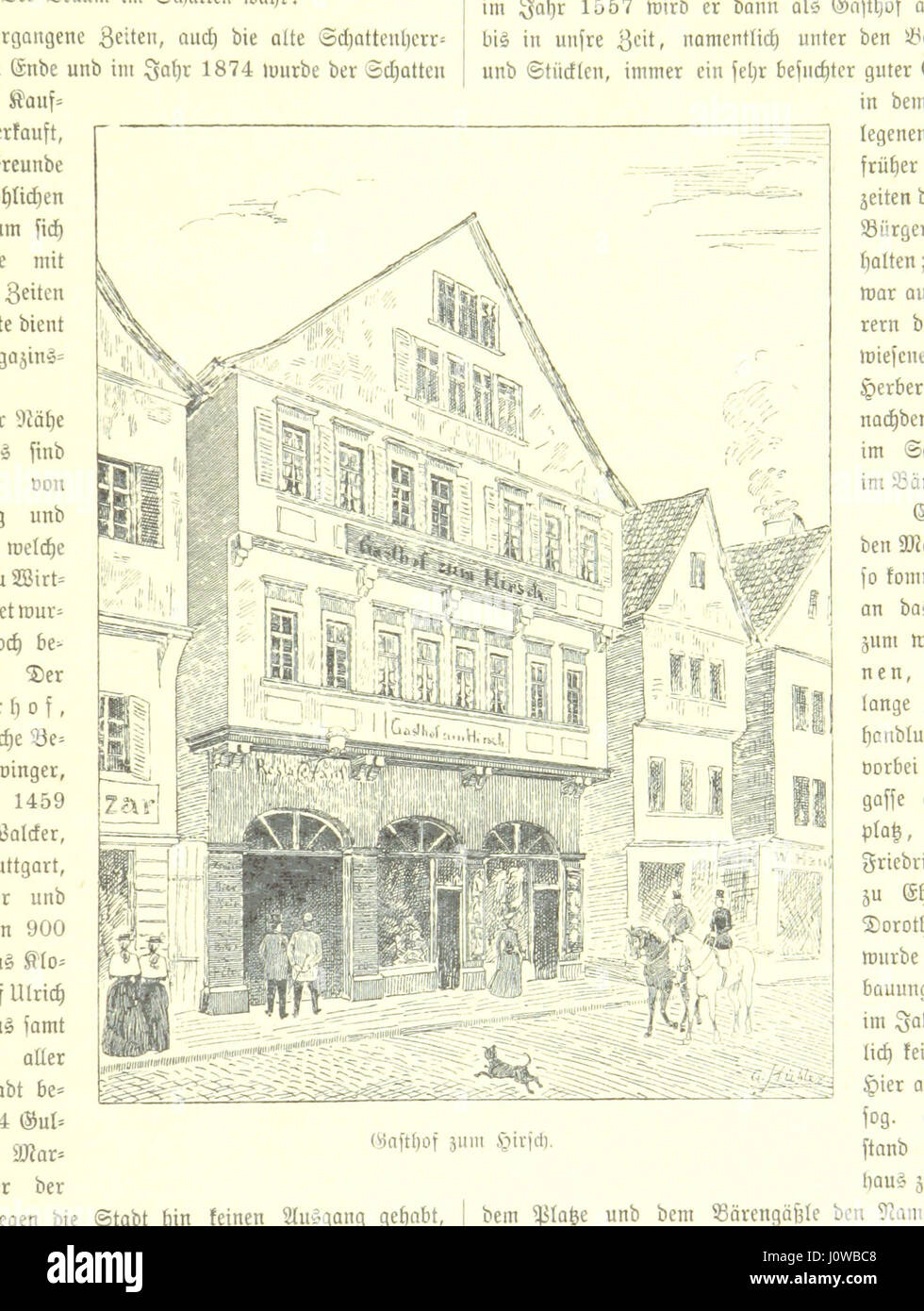 A collection of images from historical Stuttgart, Germany, accompanied ...