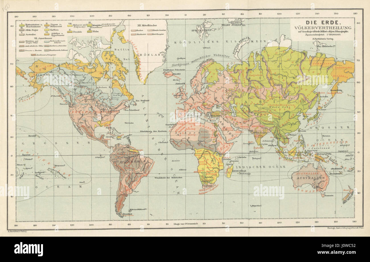 Die Erde. Eine allgemeine Erd und Länderkunde, etc Stock Photo Alamy