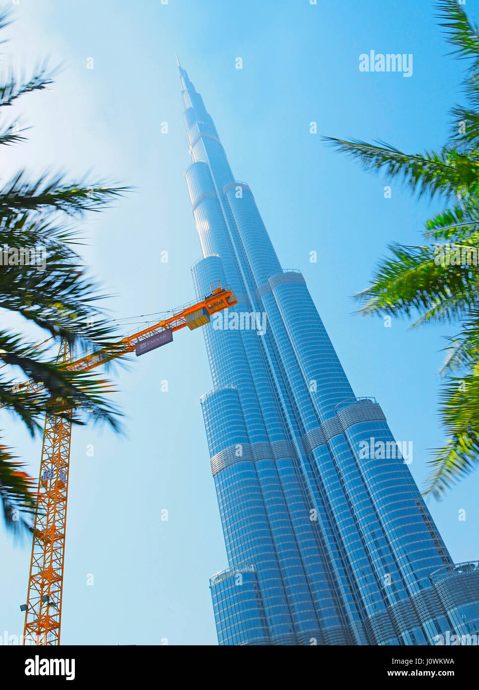 Burj Khalifa, Dubai, UAE. Stock Photo