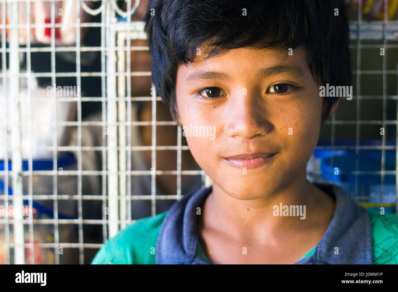 Young boy in Calbayog, Samar, Philippines Stock Photo - Alamy