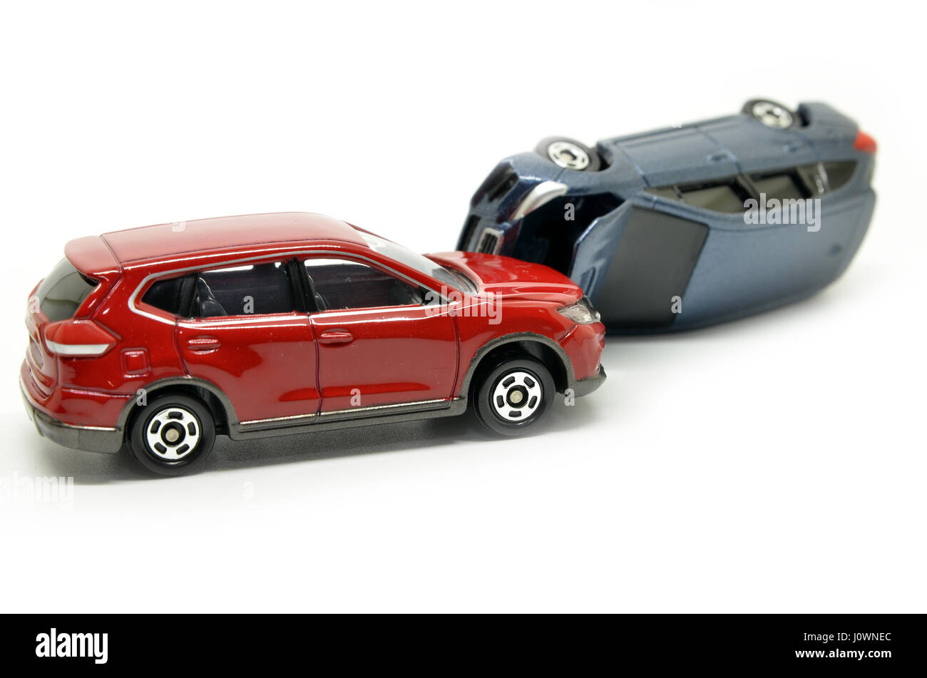 Cars accident crash isolated on white background Stock Photo - Alamy