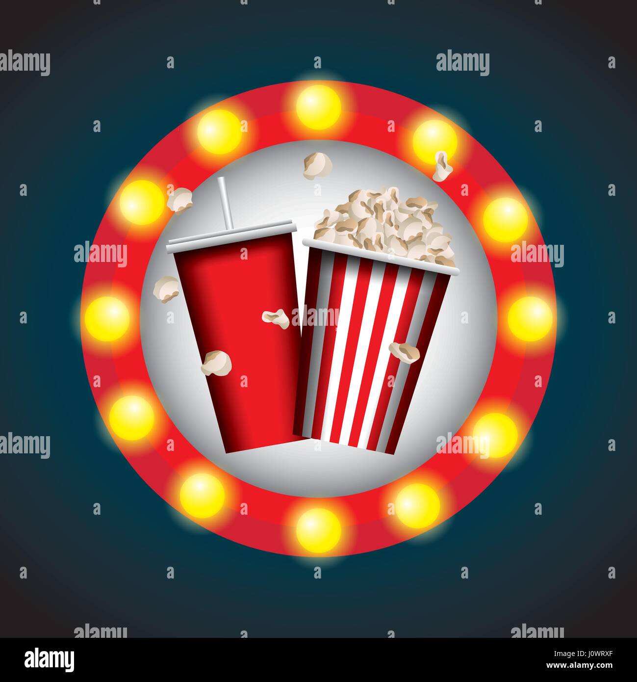 cinema entertainment elements icon Stock Vector Image & Art Alamy
