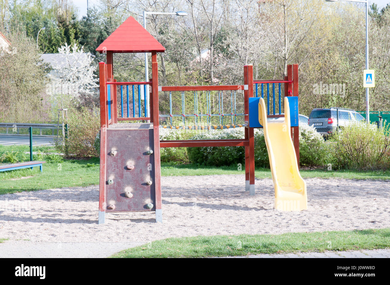 Child playground climb hi-res stock photography and images - Alamy