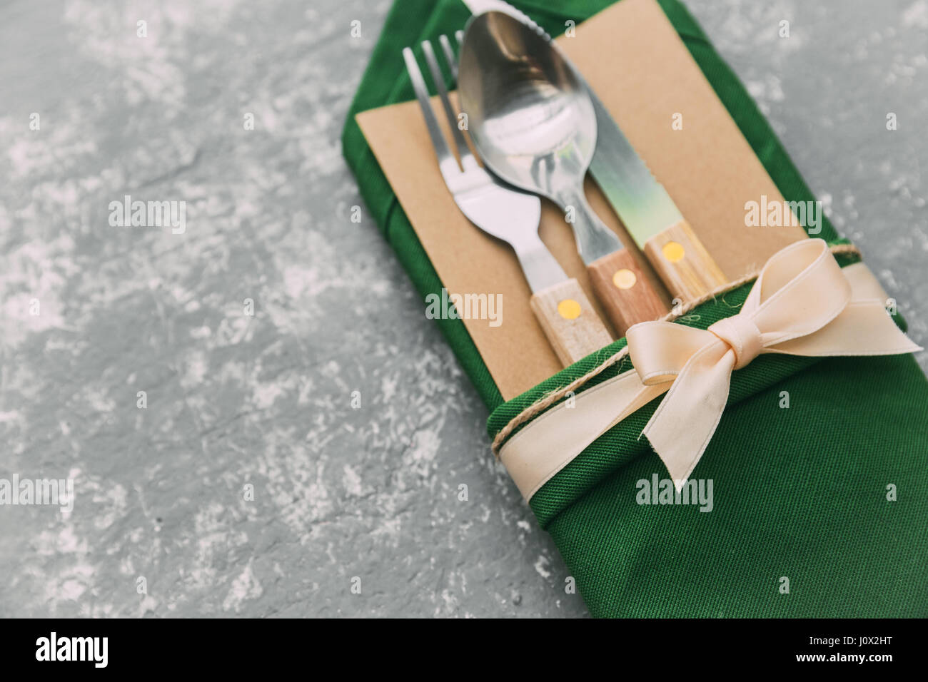 Place setting Stock Photo