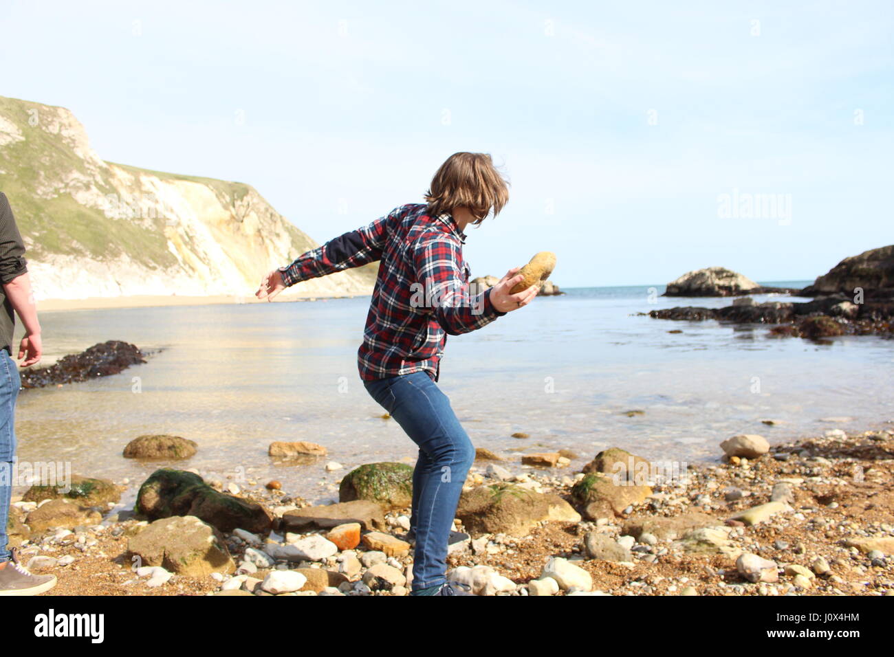 Skimming stones coast dorset hires stock photography and images Alamy