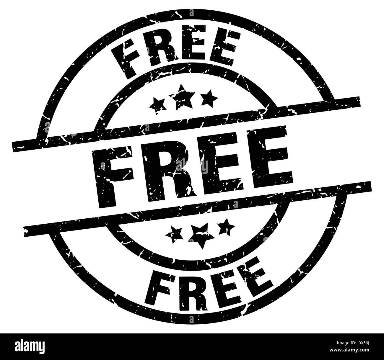 free round grunge black stamp Stock Vector Image & Art - Alamy