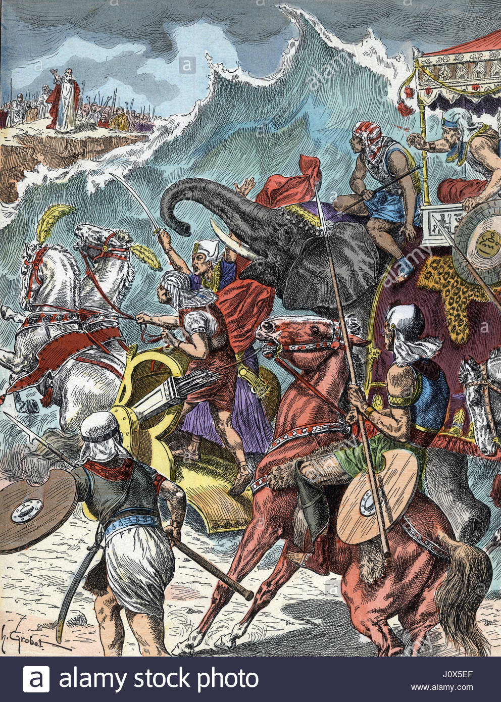 Engraving Moses Stock Photos & Engraving Moses Stock Images Alamy