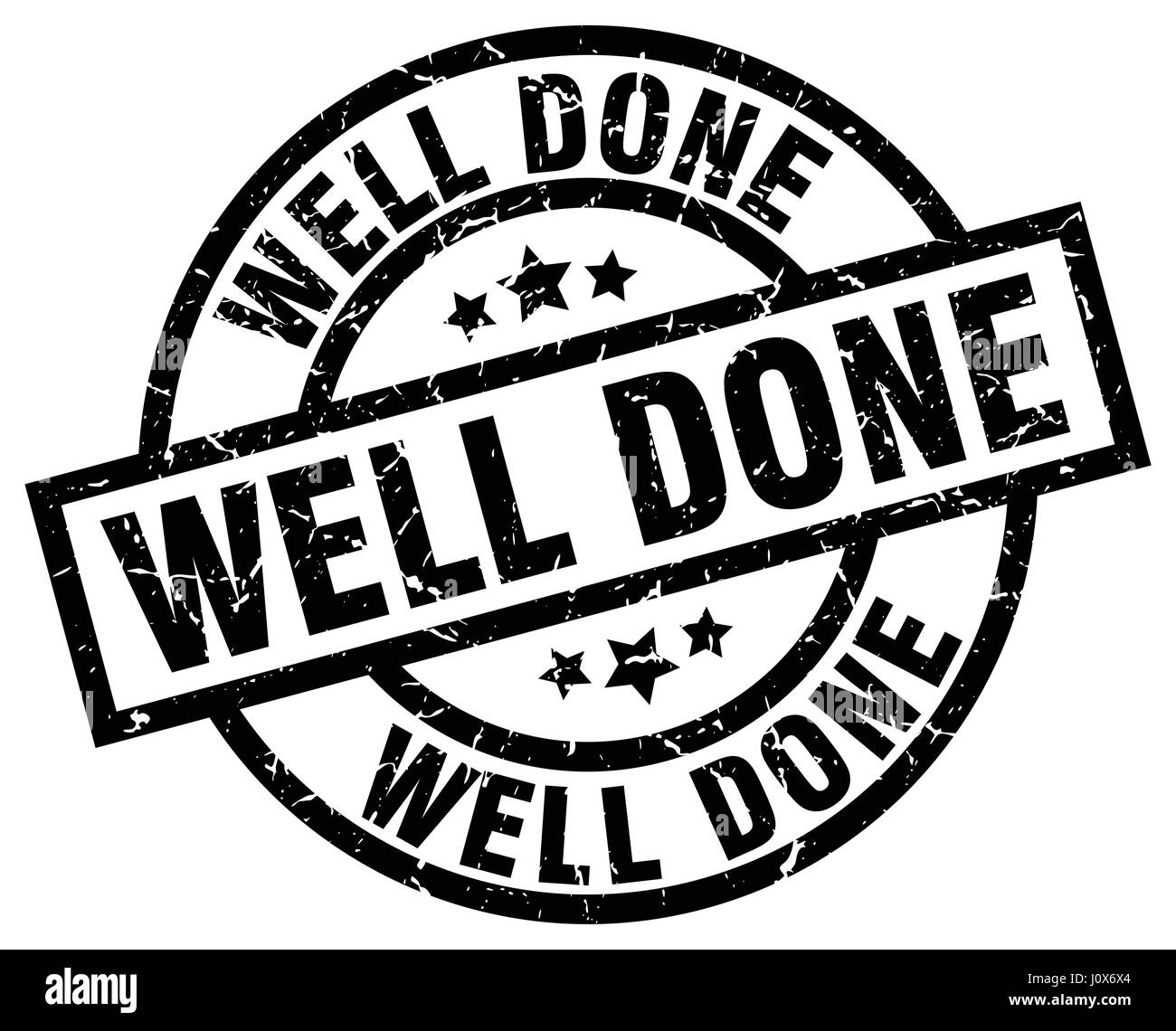 Well done badge Black and White Stock Photos & Images Alamy