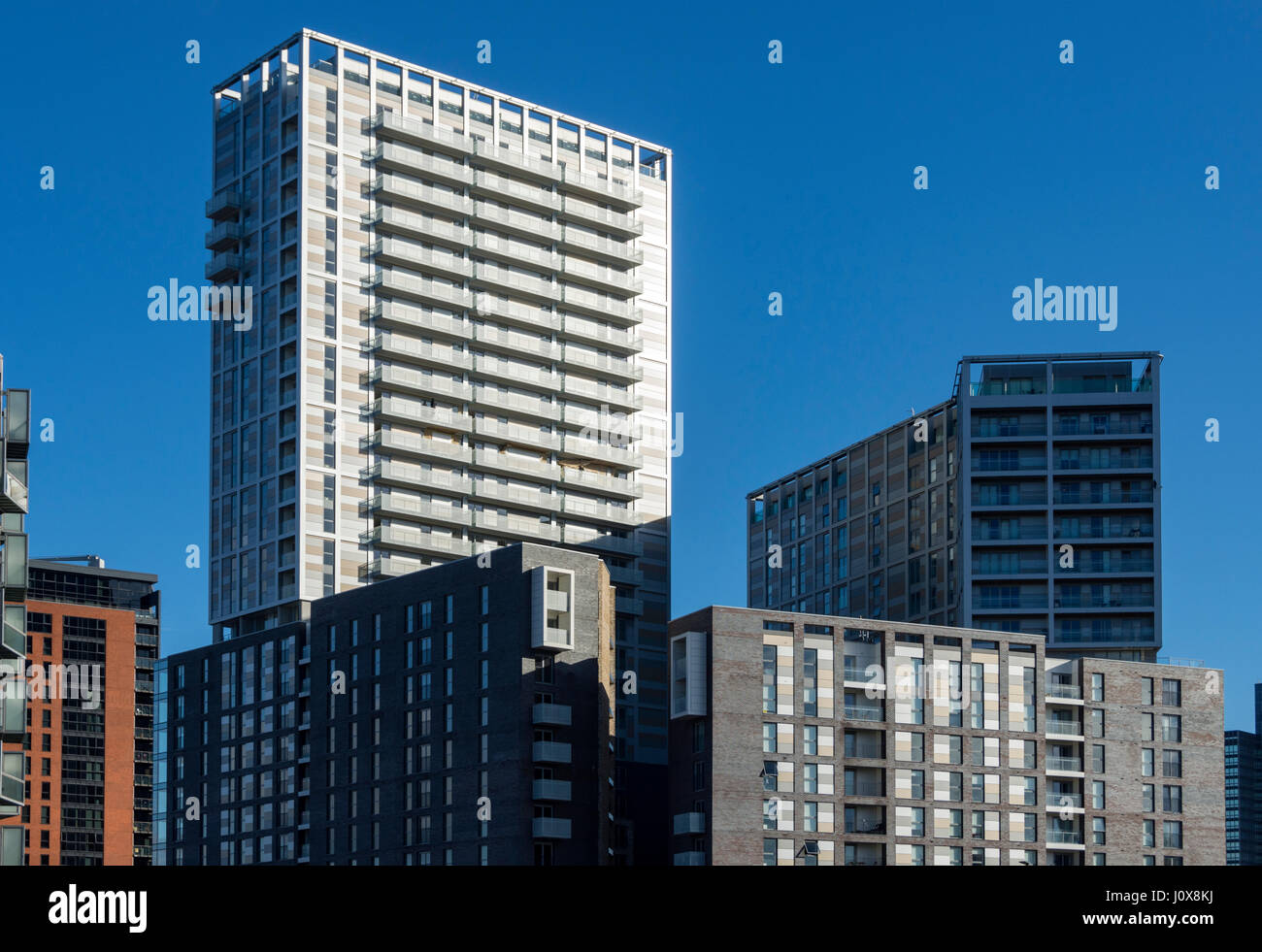 The 'One Greengate' apartment complex, Salford, Manchester, England, UK