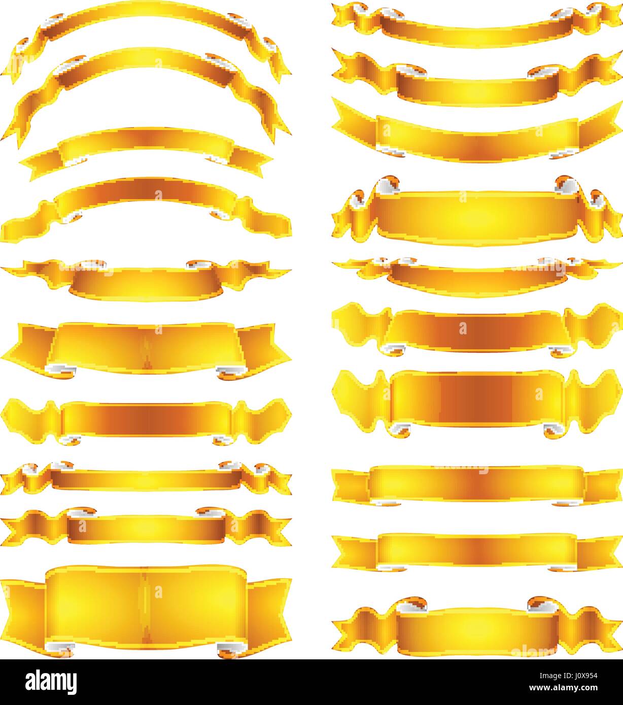 vector ribbons set Stock Vector Image & Art Alamy