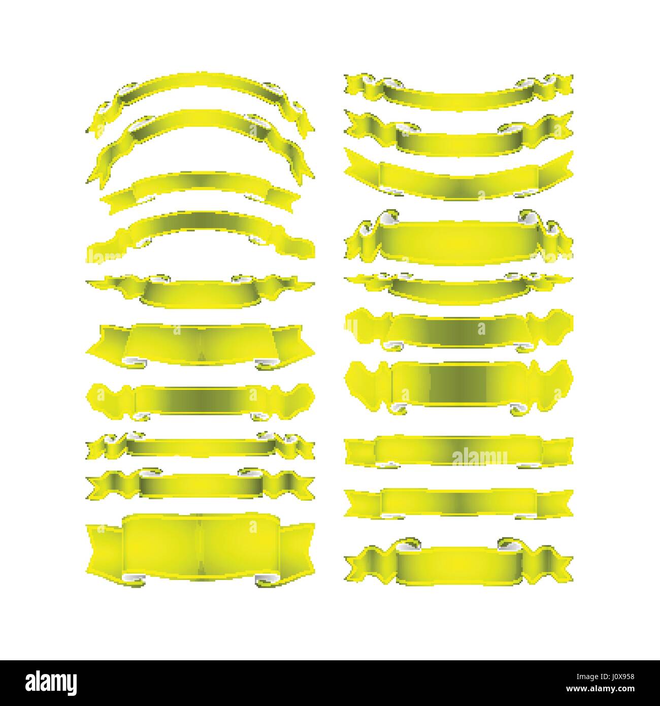 vector ribbons set Stock Vector Image & Art - Alamy