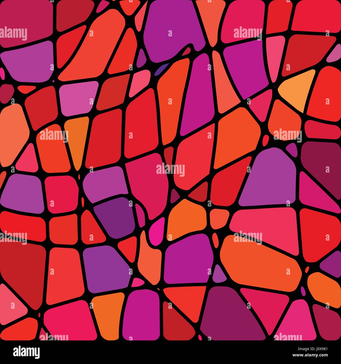 abstract vector stained-glass mosaic background Stock Vector Image ...