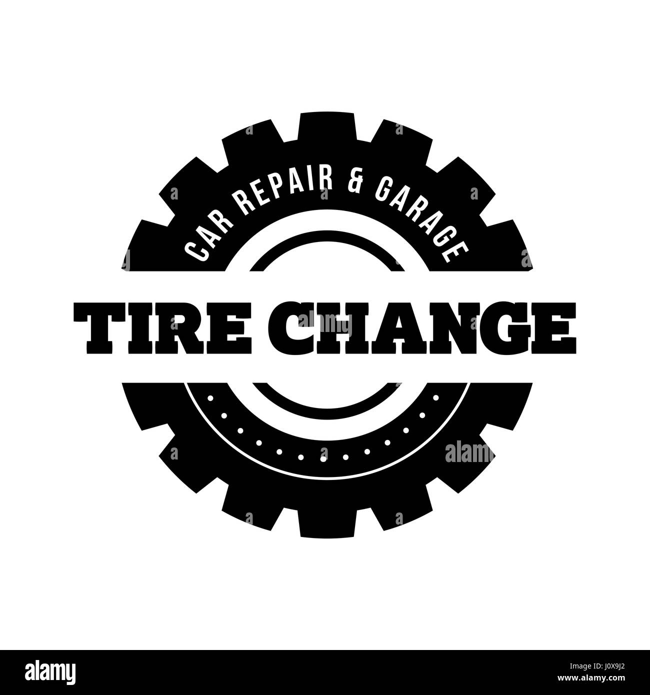 Tyre change tire changing Stock Vector Images - Alamy