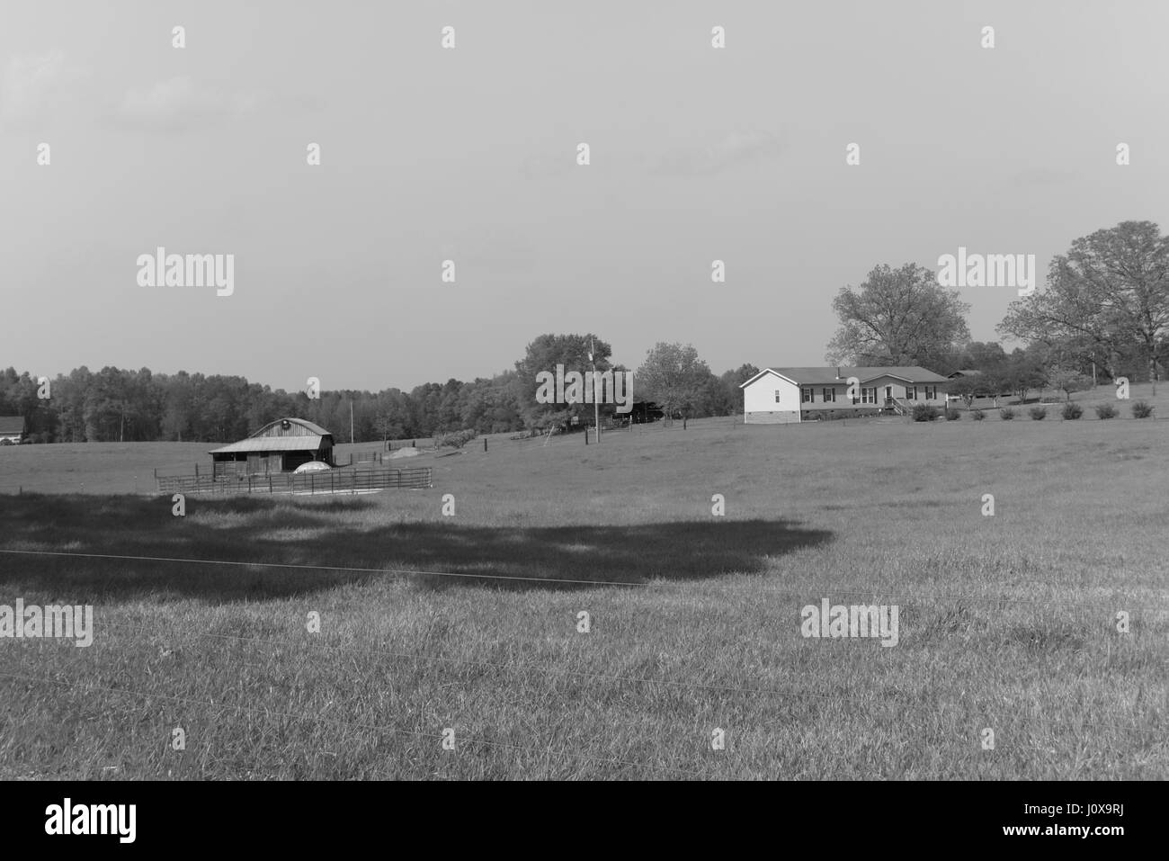 Landscape acreage Black and White Stock Photos & Images - Alamy