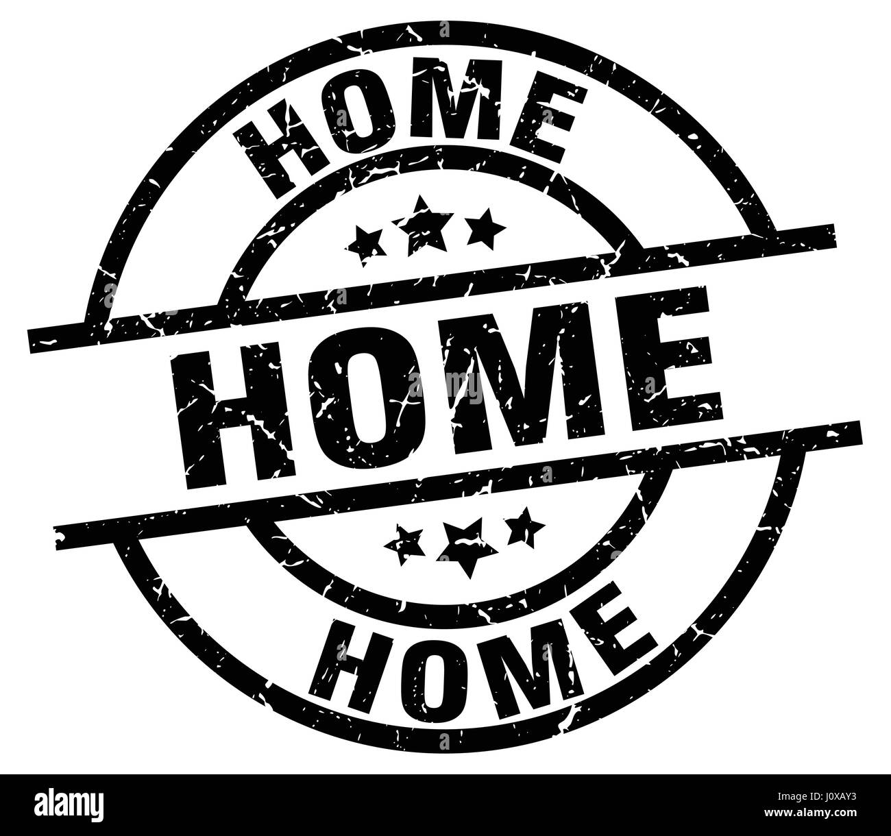 home round grunge black stamp Stock Vector Image & Art - Alamy