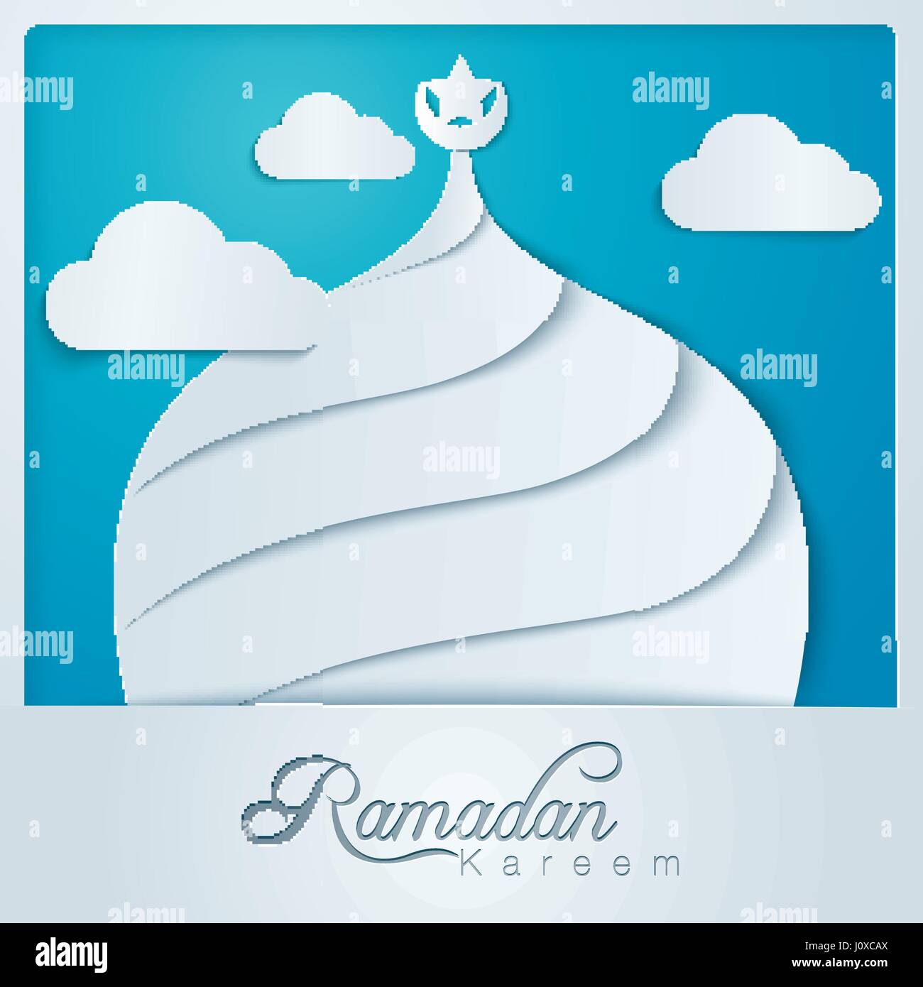 Ramadan Kareem mosque dome for islamic background Stock Vector Image