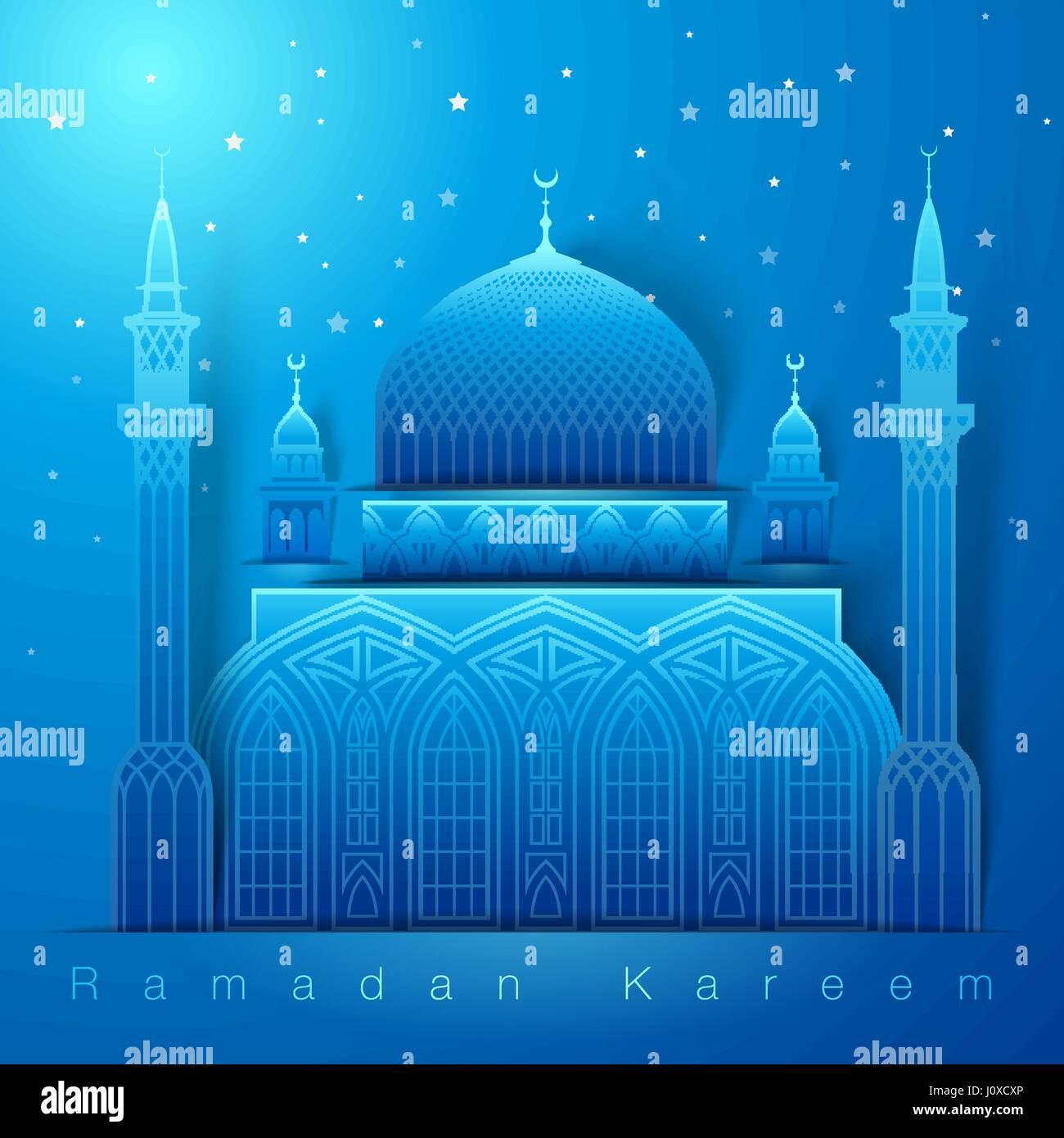 3d Vector Mosque Muslim Night Graphics Stock Vector Image & Art Alamy