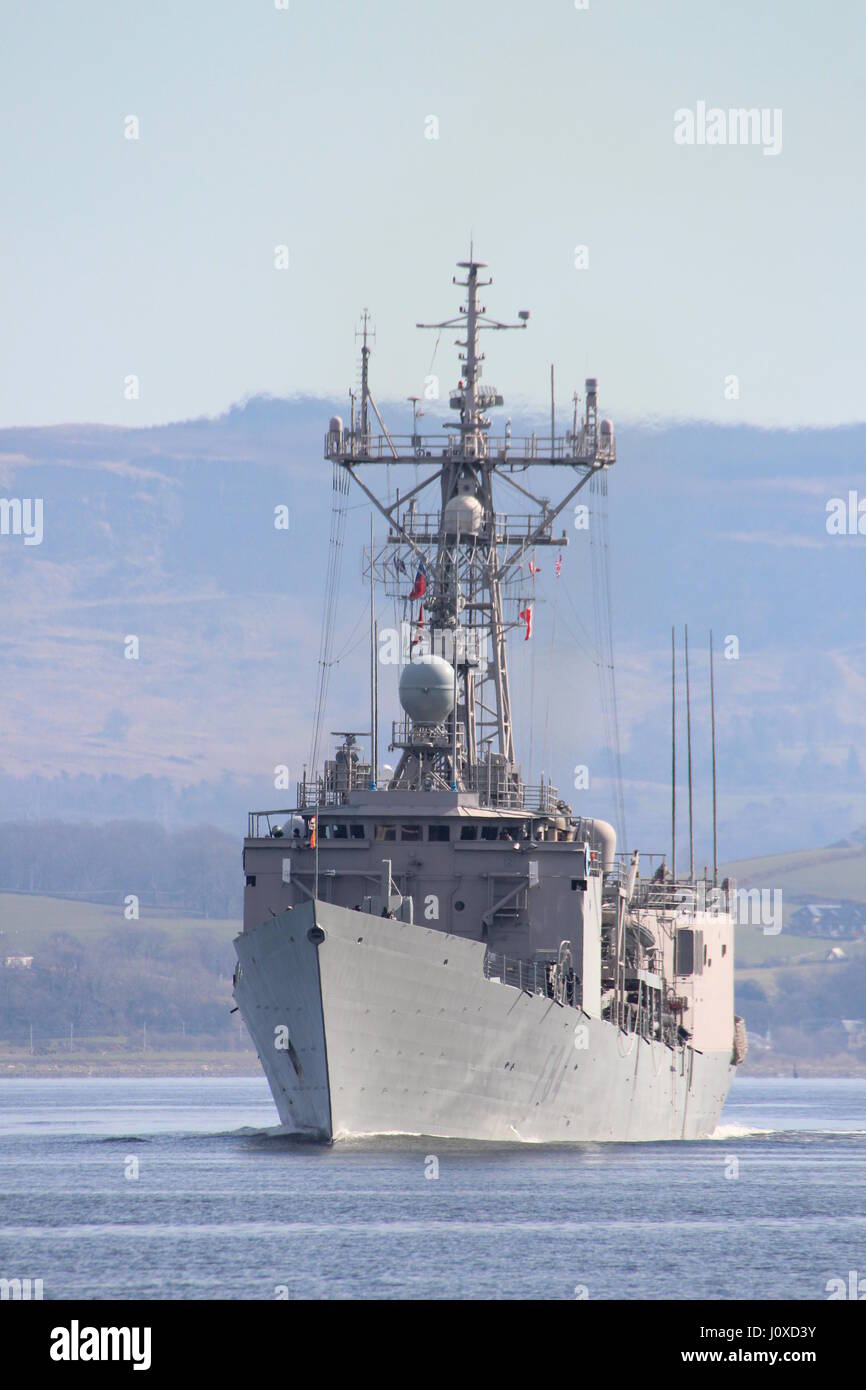 ESPS Reina Sofia (F84), a Santa Mariaclass frigate of the Spanish Navy