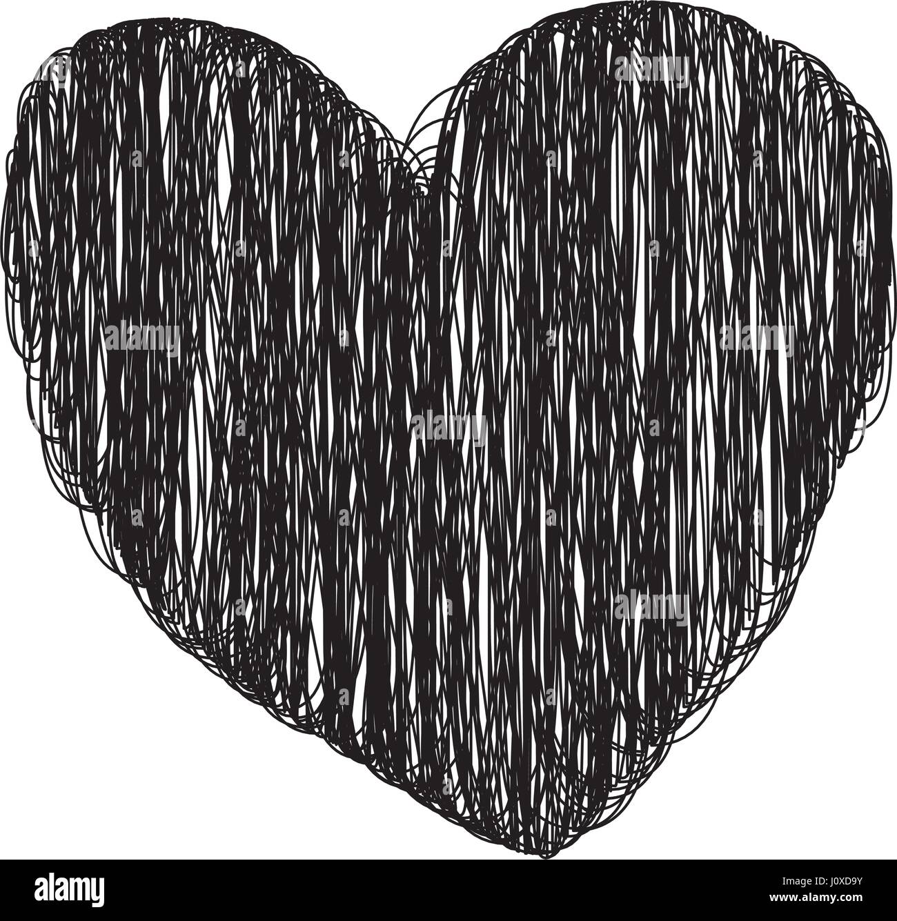 silhouette drawing heart health icon Stock Vector Image & Art - Alamy