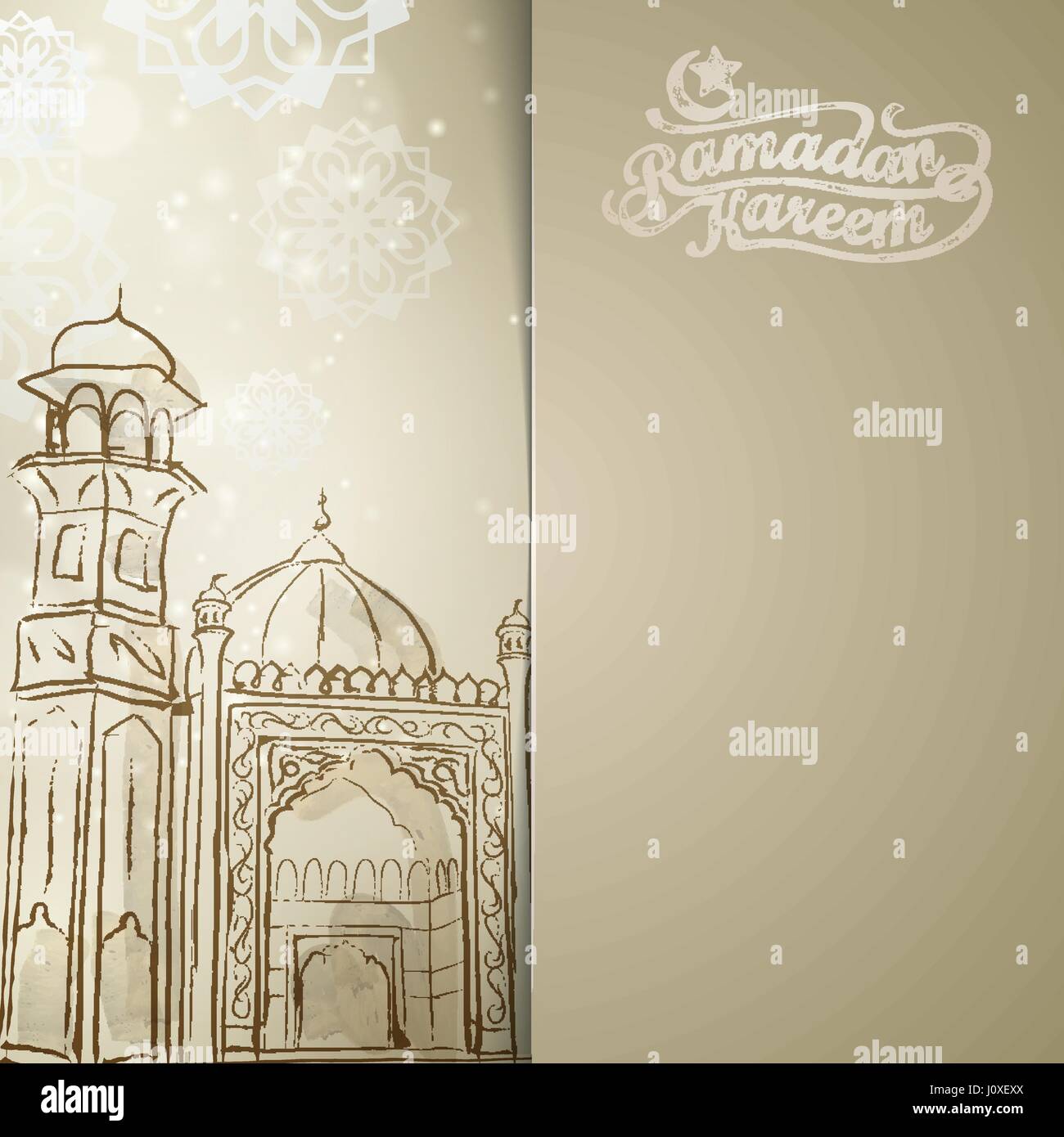 Ramadan Kareem islamic vector design background Stock Vector Image ...