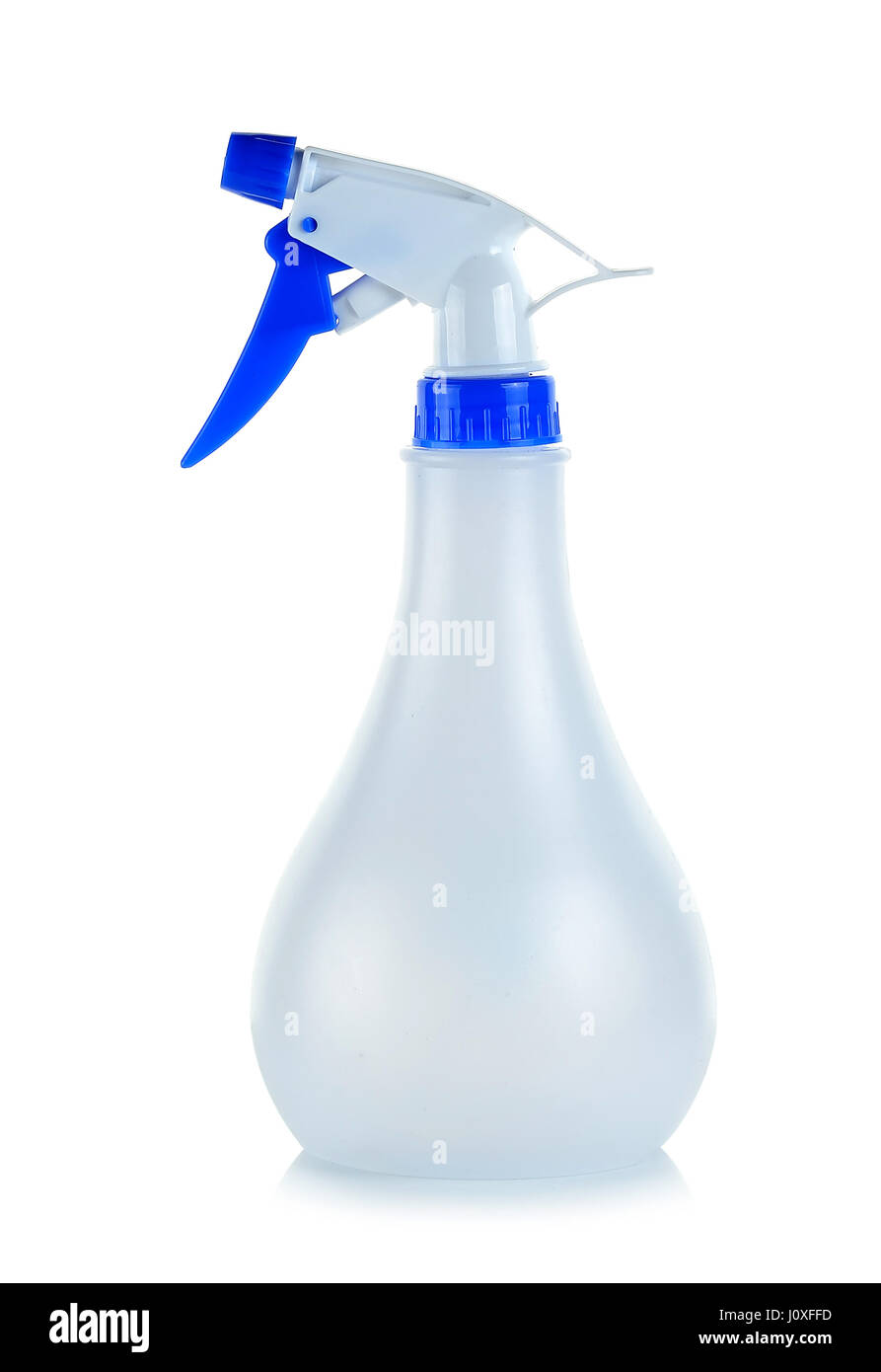 Spray bottle isolated on the white background Stock Photo - Alamy