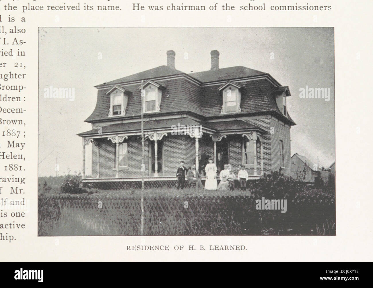 An in-depth history of Compton County, featuring detailed sketches of the Eastern Townships and records of four hundred families. The book also includes two hundred illustrations of buildings, citizens, and the biography of Hon. John Henry Pope. Stock Photo