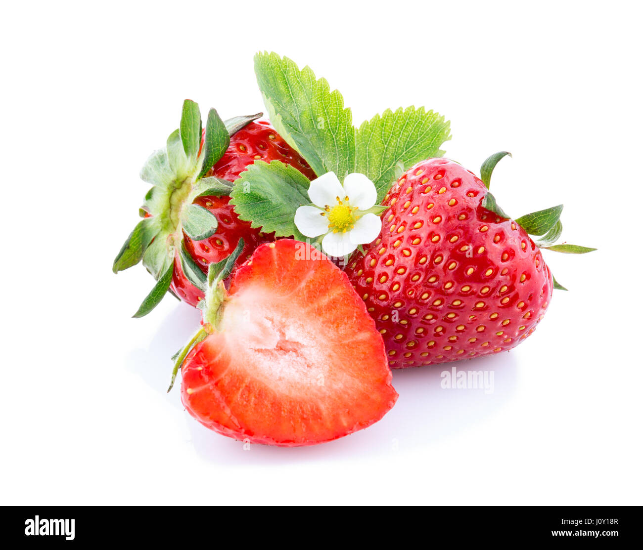 One ripe wild strawberry hi-res stock photography and images - Alamy