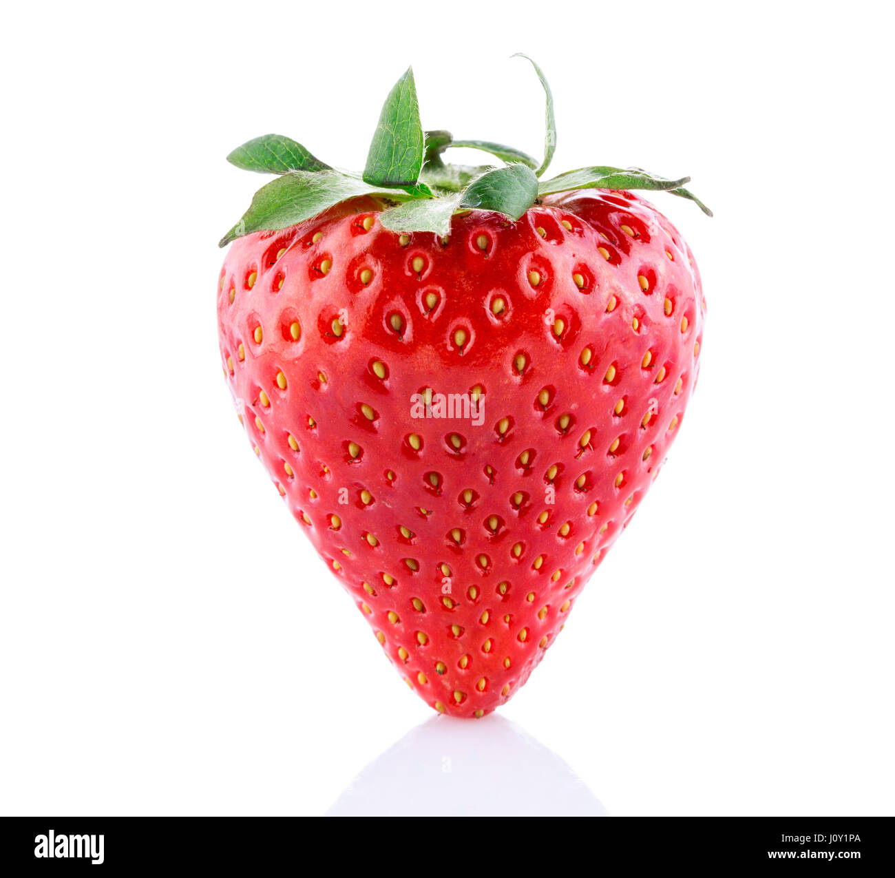 Fresh strawberry isolated on white background Stock Photo - Alamy
