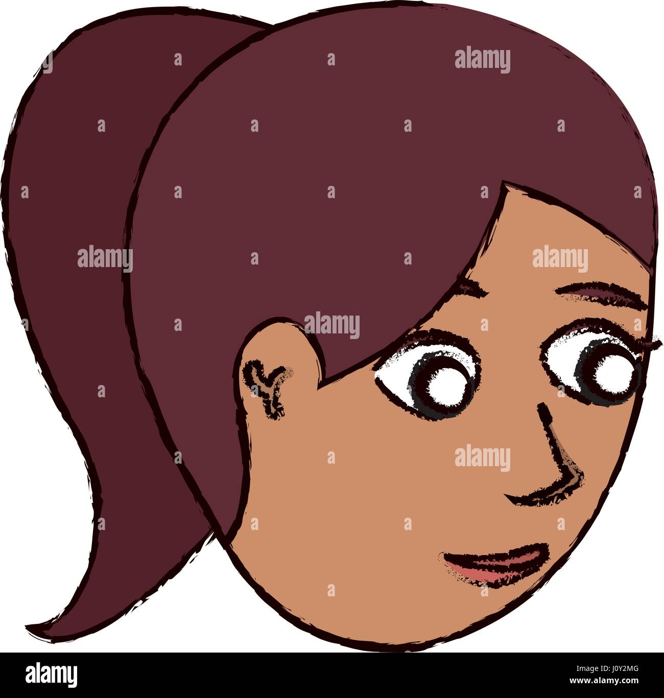 face woman mother character Stock Vector Image & Art - Alamy