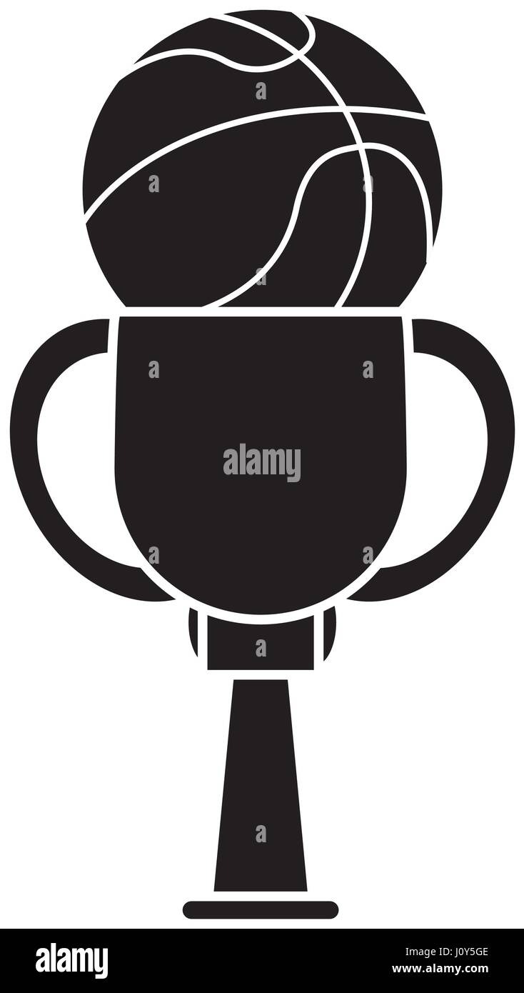 Basketball trophy cup icon image hi-res stock photography and images ...